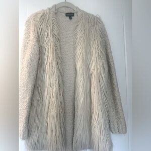 Topshop cream cardigan jacket size small
